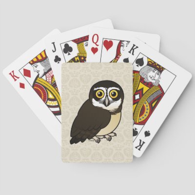 Birdorable Spectacled Owl Poker Cards