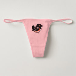 Spotted Towhee Women's Bella Cotton Spandex Thong