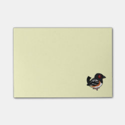 Spotted Towhee Post-it Notes