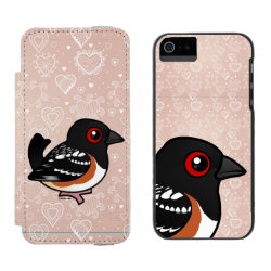 Spotted Towhee Incipio Watson™ iPhone 5/5s Wallet Case