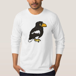 Steller's Sea Eagle Men's American Apparel Fine Jersey Long Sleeve T-Shirt