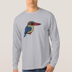 Stork-billed Kingfisher Men's Basic Long Sleeve T-Shirt