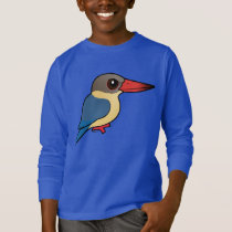 Stork-billed Kingfisher Kids' Basic Long Sleeve T-Shirt