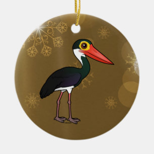Birdorable Storm's Stork Ceramic Ornament