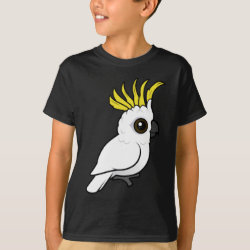 Sulphur-crested Cockatoo crest raised Kids' Hanes TAGLESS® T-Shirt