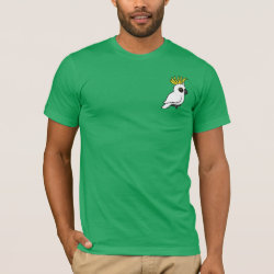 Sulphur-crested Cockatoo crest raised Men's Basic American Apparel T-Shirt