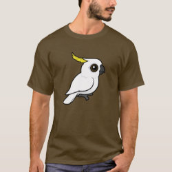 Sulphur-crested Cockatoo crest down Men's Basic Dark T-Shirt