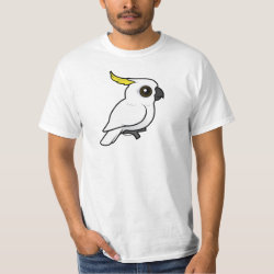 Sulphur-crested Cockatoo crest down Men's Crew Value T-Shirt