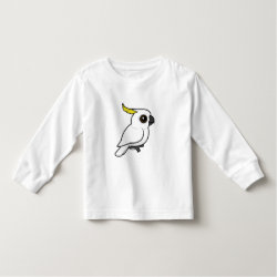 Sulphur-crested Cockatoo crest down Toddler Long Sleeve T-Shirt