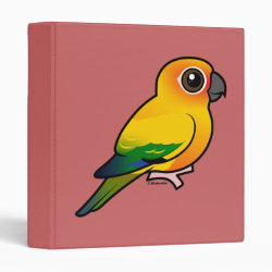 Birdorable Sun Parakeet Avery Signature Binder 8.5x11