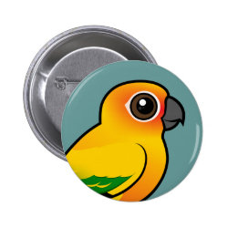 Birdorable Sun Parakeet Round Button