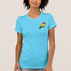Birdorable Sun Parakeet Women's American Apparel Fine Jersey Short Sleeve T-Shirt