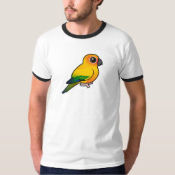 Birdorable Sun Parakeet Men's Basic Ringer T-Shirt