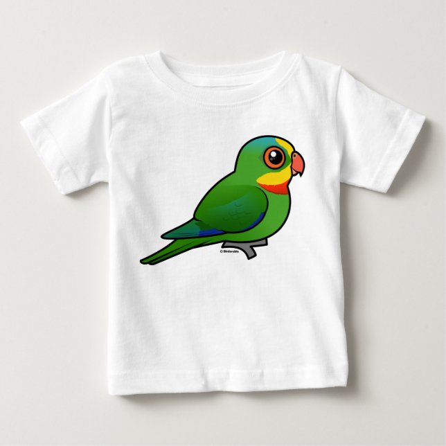 Birdorable Superb Parrot Baby T-Shirt (Front)