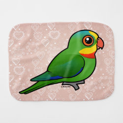 Superb Parrot Burp Cloth