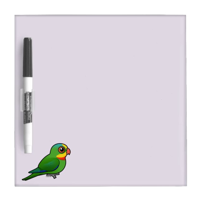 Birdorable Superb Parrot Dry Erase Board (Front)