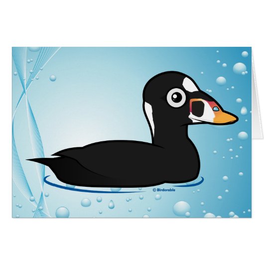 Birdorable Surf Scoter Cards (Front Horizontal)