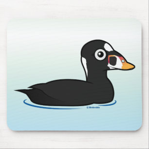 Birdorable Surf Scoter Mouse Pad