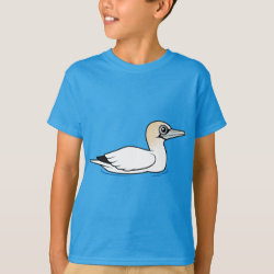 Swimming Northern Gannet Kids' Hanes TAGLESS® T-Shirt
