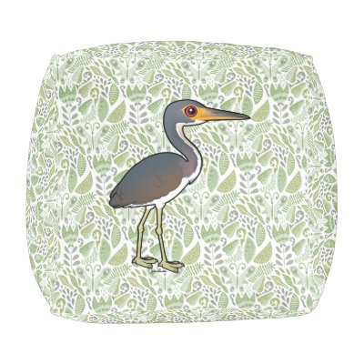 Birdorable Tricolored Heron Pouf