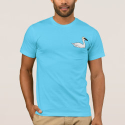 Trumpeter Swan Men's Basic American Apparel T-Shirt