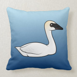 Trumpeter Swan Throw Pillow 20
