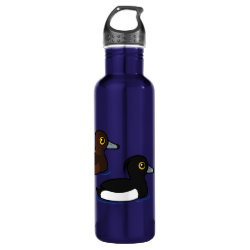 Tufted Duck Pair Water Bottle (24 oz)