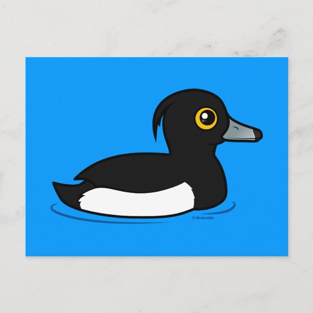 Birdorable Tufted Duck Postcard (Front)