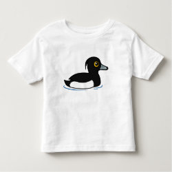Swimming Tufted Duck Toddler Fine Jersey T-Shirt