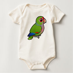 Birdorable Vinaceous Parrot Infant Organic Creeper