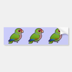 Birdorable Vinaceous Parrot Bumper Sticker