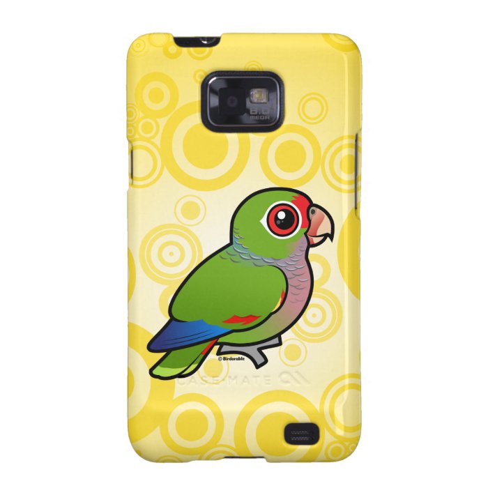 Birdorable Vinaceous Parrot Galaxy SII Cases