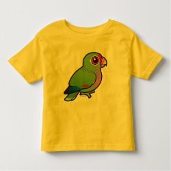 Birdorable Vinaceous Parrot Toddler Fine Jersey T-Shirt