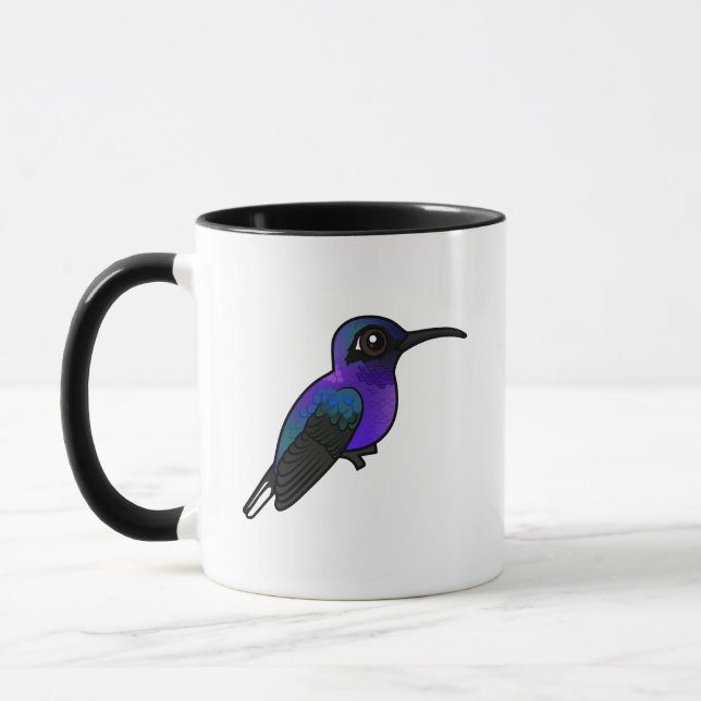 Birdorable Violet Sabrewing Hummingbird Mug (Left)