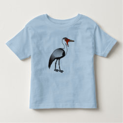 Wattled Crane Toddler Fine Jersey T-Shirt