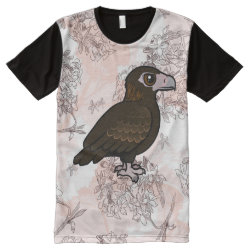Wedge-tailed Eagle Men's American Apparel All-Over Printed Panel T-Shirt