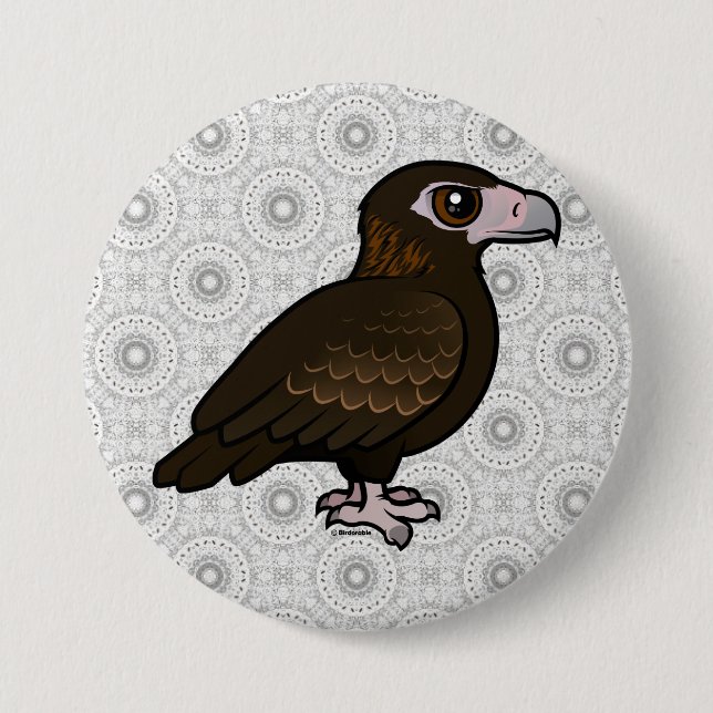 Birdorable Wedge-tailed Eagle Button (Front)