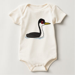 Birdorable Western Grebe Infant Organic Creeper