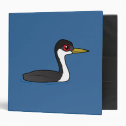 Birdorable Western Grebe Avery Signature Binder 8.5x11