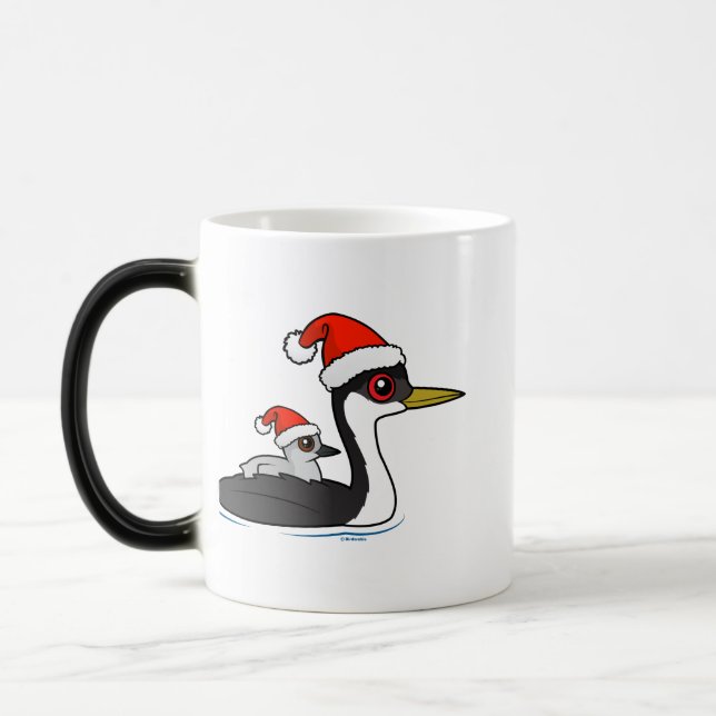 Birdorable Western Grebe Santa Color Morph Mug (Left)