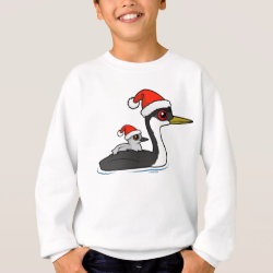 Christmas Western Grebe Santa Kids' American Apparel Organic T-Shirt