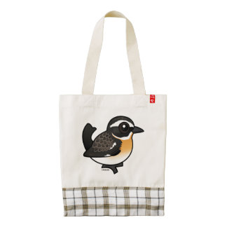 Birdorable Whinchat Zazzle HEART Tote Bag