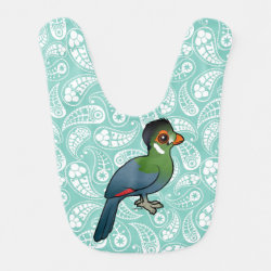 White-cheeked Turaco Baby Bib