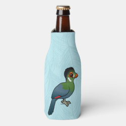 White-cheeked Turaco Bottle Cooler