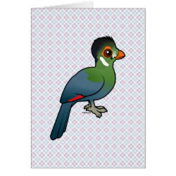 White-cheeked Turaco Note Card