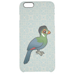White-cheeked Turaco Uncommon iPhone 6 Plus Clearly™ Deflector Case