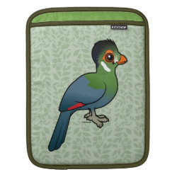 White-cheeked Turaco iPad Sleeve