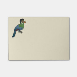 White-cheeked Turaco Post-it Notes