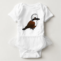 White-crested Laughingthrush Baby Tutu Bodysuit