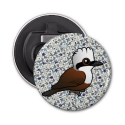 White-crested Laughingthrush Button Bottle Opener